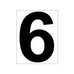 Tegra Schild Platzziffer 6