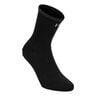 Velociti Lite Crew  L&ouml;parsockor Unisex-svart, svart