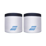 Babolat Kl&auml;der Babolat Logo Svettband Unisex - vit, ljusbl&aring;