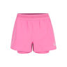 Rematch 2in1 Shorts Damer - pink, vit