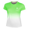 Crew Gradiant T-shirt Damer-Neongrön,Vit