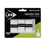 Dunlop &Ouml;verlindor Dunlop  Gecko-Tac 3-pack - vit