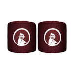 Quiet Please Tenniskläder Quiet Please Short Svettband 2-pack-Rött Vin