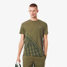T-shirt Herrar-Oliv