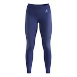 Odlo Kläder Odlo Performance Warm Eco Big Logo Bottom Long Tights Damer-blå