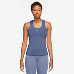 Nike Kläder Nike Dri-Fit Swoosh Linne Damer - blå, vit