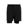 D4T 2in1 Shorts Herrar-svart