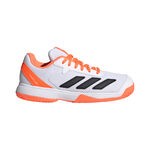 adidas Tennisskor adidas Courtflash Allroundsko Barn-vit, orange