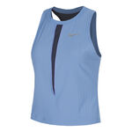 Nike Kläder Nike Court Dri-Fit Slam Linne Damer-Blå