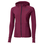 Mizuno Kläder Mizuno Active Warmalite Hybrid Full Zip Löpartröja Damer-Lila