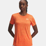 Under Armour Kläder Under Armour Tech Twist T-shirt Damer - orange, vit