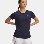 Under Armour Kl&auml;der Under Armour Tech Twist T-shirt Damer-bl&aring;, vit