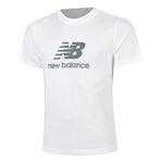 New Balance Kläder New Balance Essentials Logo T-shirt Herrar-Vit