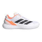 adidas Tennisskor adidas Defiant Speed 2 Sko f&ouml;r grus Herrar-vit, orange