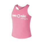 Tennis-Point Kläder Tennis-Point Logo Linne Flickor-Pink,Vit