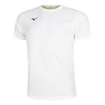 Mizuno Kläder Mizuno Training T-shirt Herrar - vit, 