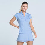 Lucky in Love Kl&auml;der Lucky in Love Swing Zip T-shirt Damer-Ljusbl&aring;