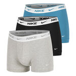 Nike Kläder Nike Everyday Cotton Stretch Boxershorts 3-pack Herrar-Ljusgrå,Svart