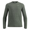 Essential Seamless Crew Neck L&aring;ng&auml;rmat Herrar-oliv