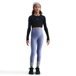 Nike Kläder Nike Dri-FIT One All Over Print Tights Flickor - blågrå, vit