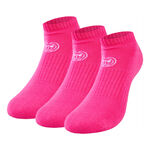 BIDI BADU Kläder BIDI BADU Leana No Show Tech Sportstrumpor 3-pack Damer-Pink,Vit