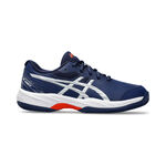 ASICS Tennisskor ASICS Gel-Game GS Sko för grus Barn - mörkblå, silver
