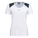 HEAD Kläder HEAD 22 Tech T-shirt Damer - vit, mörkblå