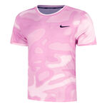Nike Kl&auml;der Nike Court Dri-Fit Advantage Print T-shirt Herrar-Pink,Rosa