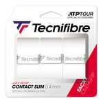 Tecnifibre Överlindor Tecnifibre Contact Slim 3er 3-pack-Vit