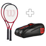 Wilson Racketpaket Wilson Clash 100L V2.0 Tour Racket