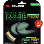 Solinco Solinco Tour Bite 6,8m Silber + Vanquish 6,3m Strängset 13,1m-Silver,Naturfärger