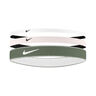Nike Flex Classic Mixed H&aring;rband 3-pack-Pink,Vit