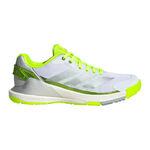 adidas Padelskor adidas Crazyquick LS Padelsko Damer-Vit,Neongul