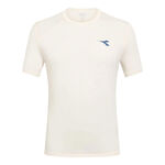 Diadora Kl&auml;der Diadora Ss T-shirt Herrar-Creme