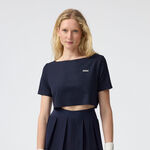 334 Kläder DSSLR Top Layer T-shirt Damer-Mörkblå