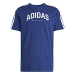 adidas Kläder adidas Graphic T-shirt Herrar-Mörkblå,Vit