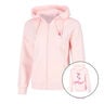 Endlessly Flower Zip Sweat-jacka Damer-Rosa,Flerf&auml;rgad