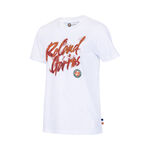 Roland Garros Kl&auml;der Roland Garros T-shirt Barn-Vit
