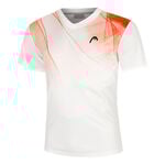 HEAD Kl&auml;der HEAD Topspin T-shirt Herrar-Vit,R&ouml;d