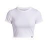 Rival Rib Baby T-shirt Damer-Vit