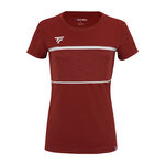 Tecnifibre Kl&auml;der Tecnifibre Team Tech T-shirt Damer-M&ouml;rkr&ouml;d