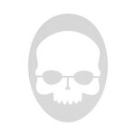 Prince Rackettillbehör Prince Skull Stencil Logotypmall-Vit