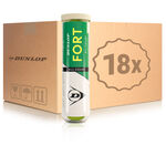 Dunlop Trycksatt boll Dunlop Fort All Court 4-pack Rör