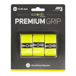 Tennis-Point &Ouml;verlindor Tennis-Point Premium Grip 3-pack-Gul