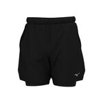 Mizuno Kläder Mizuno Core 2in1 7.5inch Löparshorts Herrar - svart, 