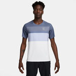 Nike Kl&auml;der Nike Court Dri-Fit Advantage Print T-shirt Herrar-Bl&aring;gr&aring;