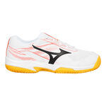 Mizuno Tennisskor Mizuno Break Shot 5 Sko För Grus Herrar-Vit,Korall