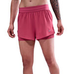 Nike Kl&auml;der Nike Swift 2in1 Short L&ouml;parshorts Damer-berry, silver