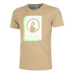 Quiet Please Kl&auml;der Quiet Please Wild Layer T-shirt Herrar-Beige,Neongr&ouml;n