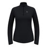 Zeroweight Warm Mid Layer 1/2 Zip Löpartröja Damer-Svart